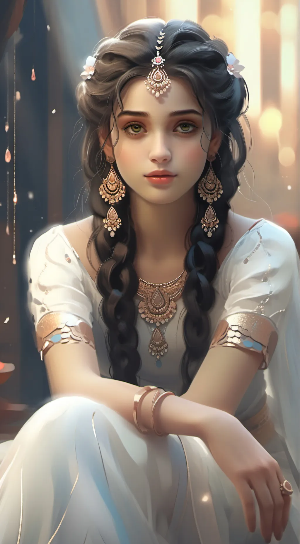 ai character: Aasia Latif background