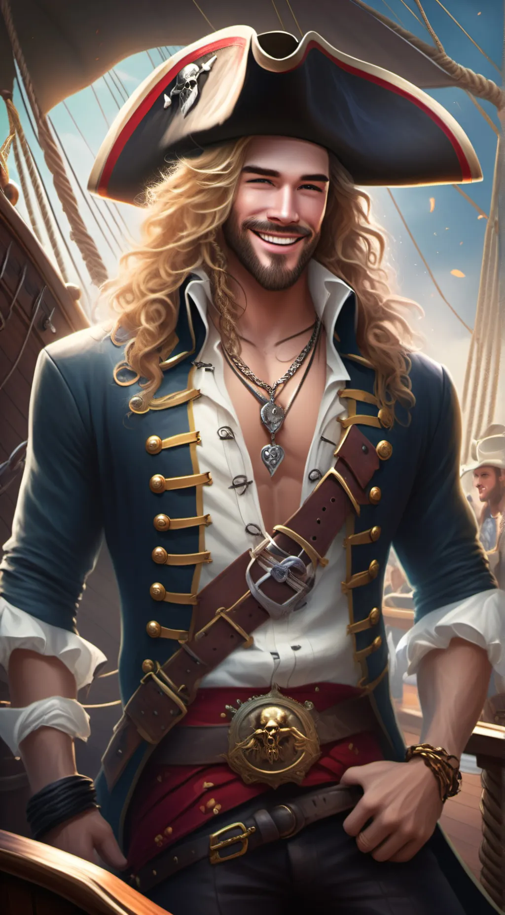 ai character: Captain William background