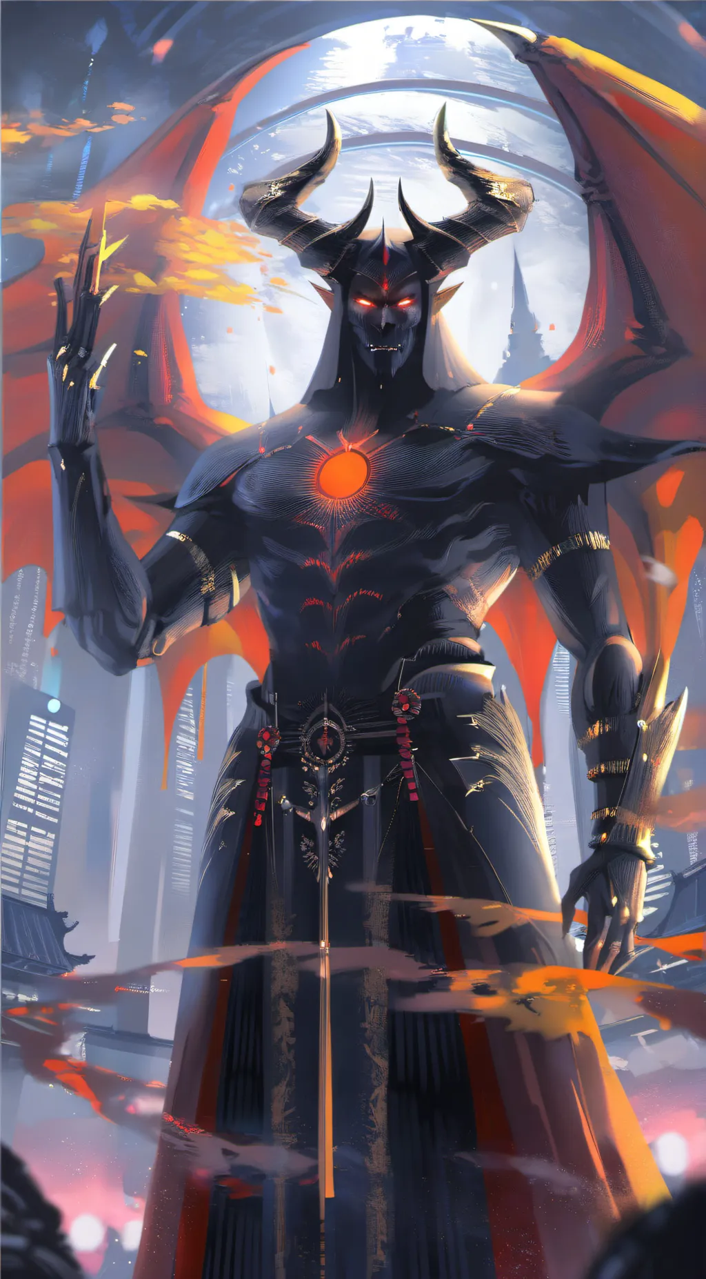 ai character: Satan background