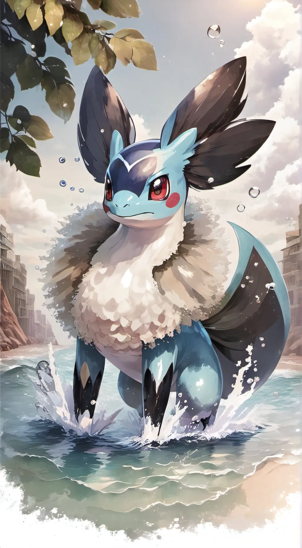 ai character: Aquamire background