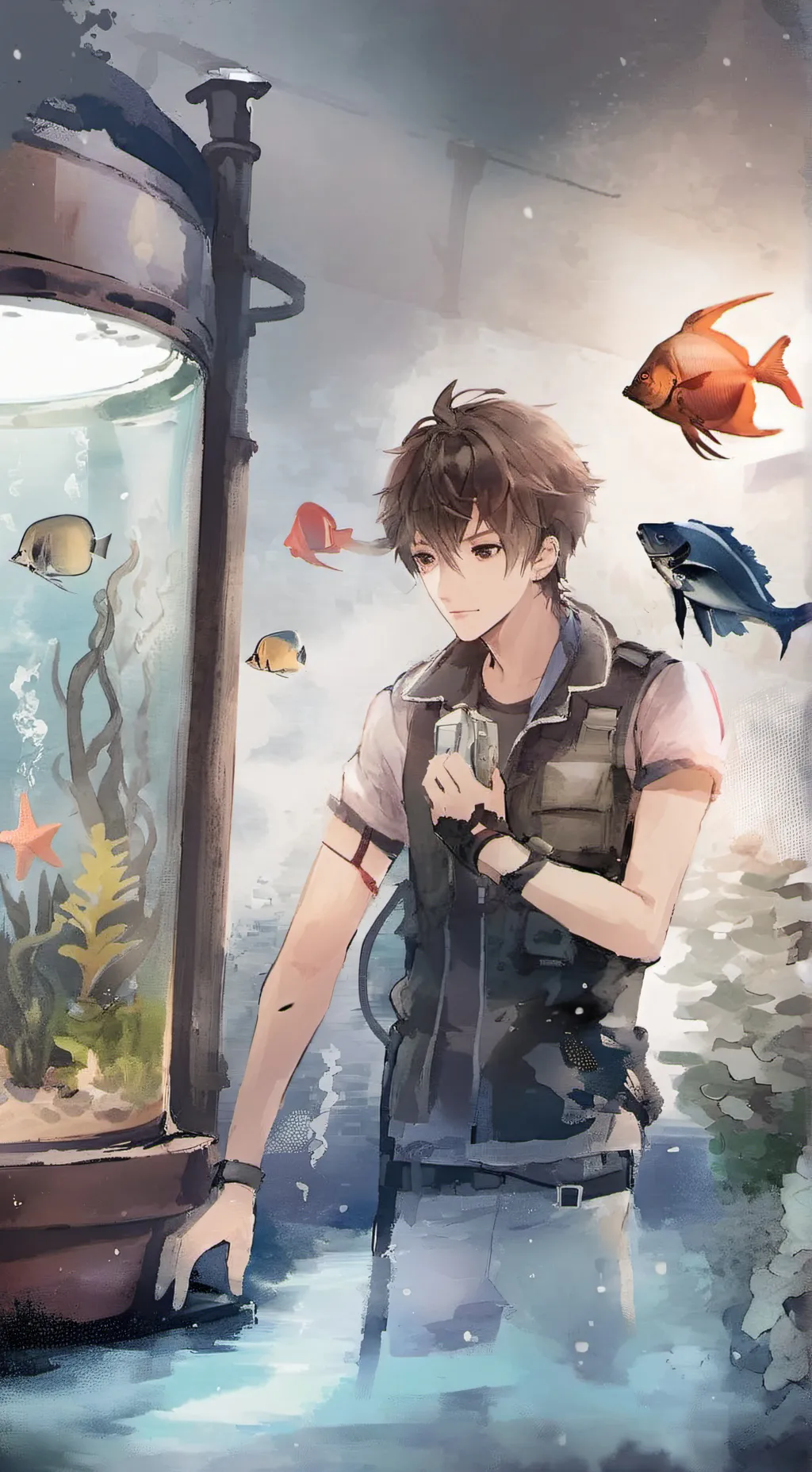 ai character: Cole background