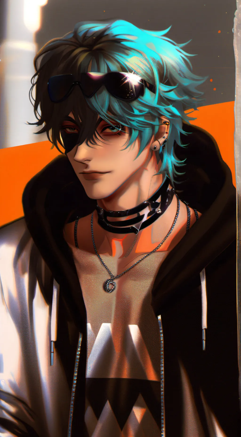 ai character: ඩාFelixඩා background