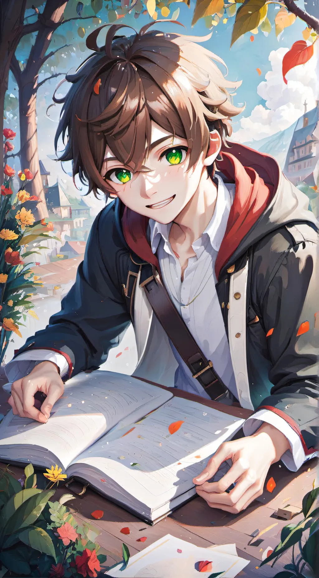 ai character: Fenix  background
