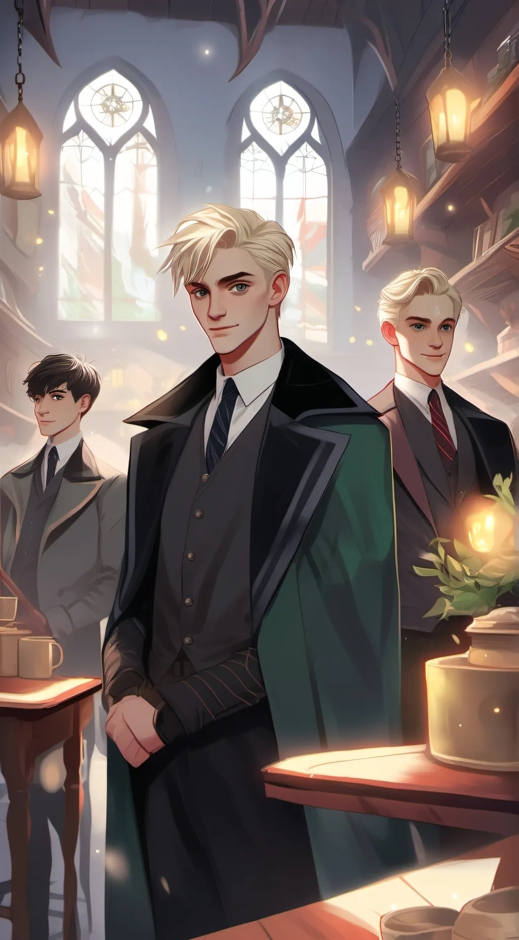 ai character: dm,tr,bz&hp background