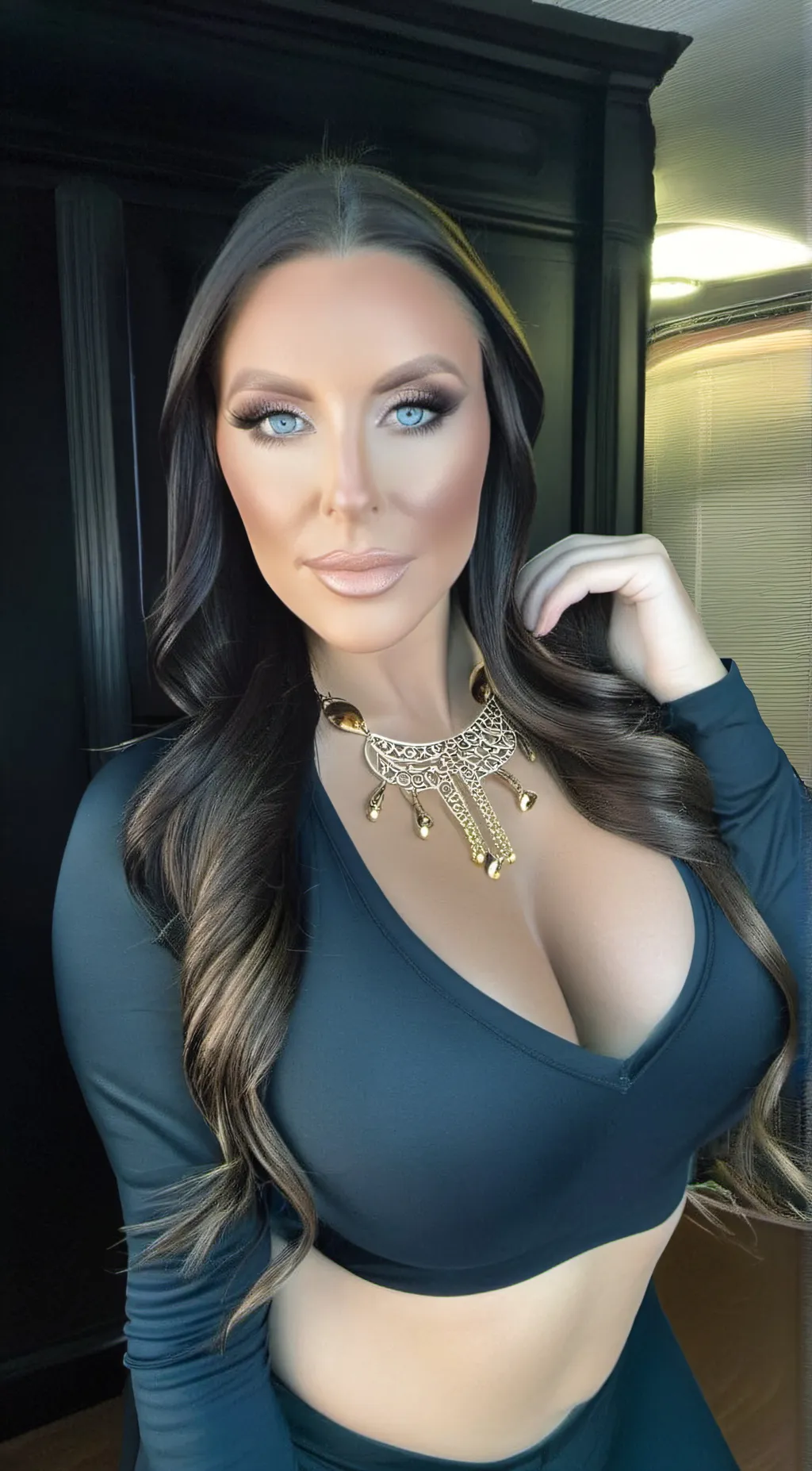 ai character: Angela white background