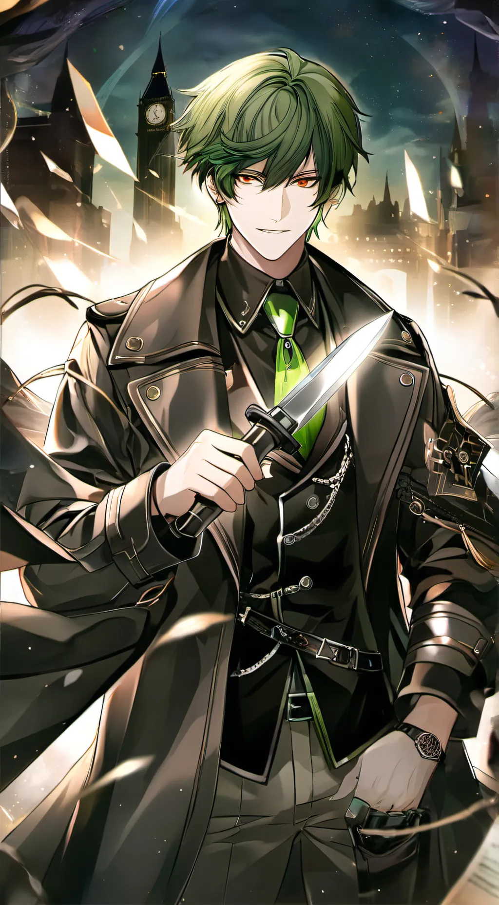 ai character: Louis Parker background