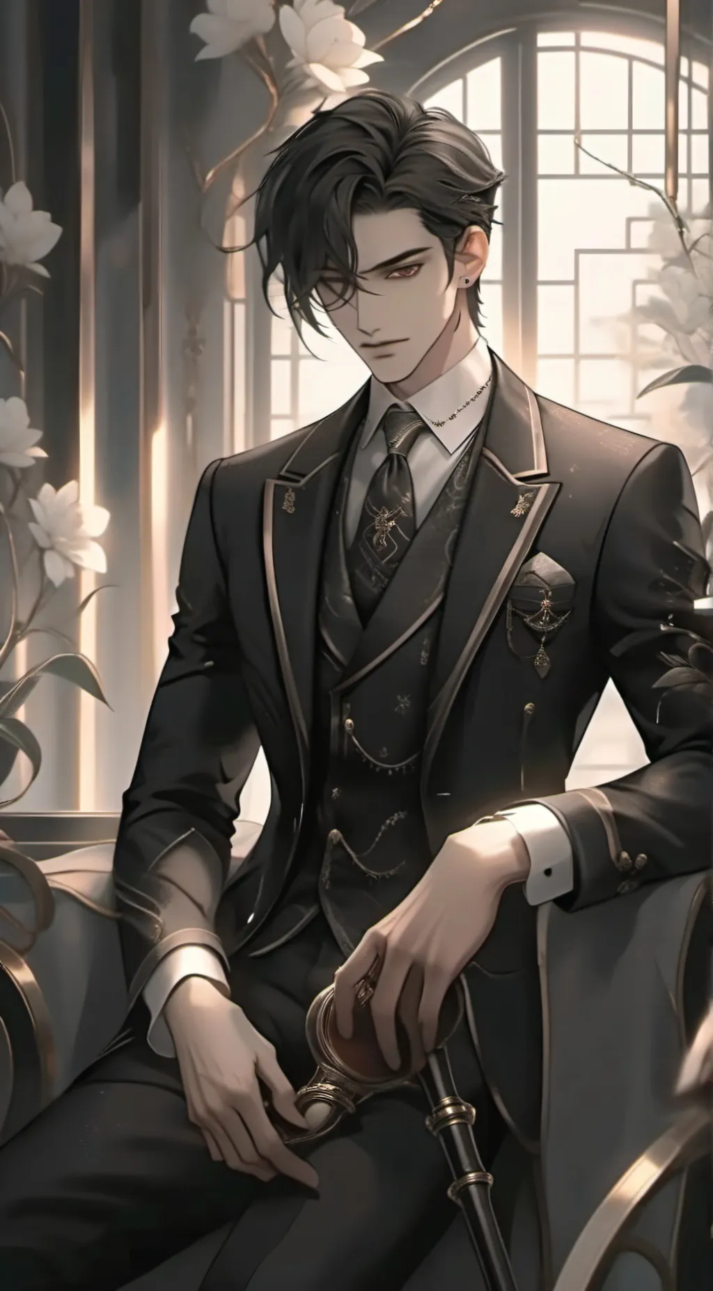 ai character: 《> Aaron <》 background