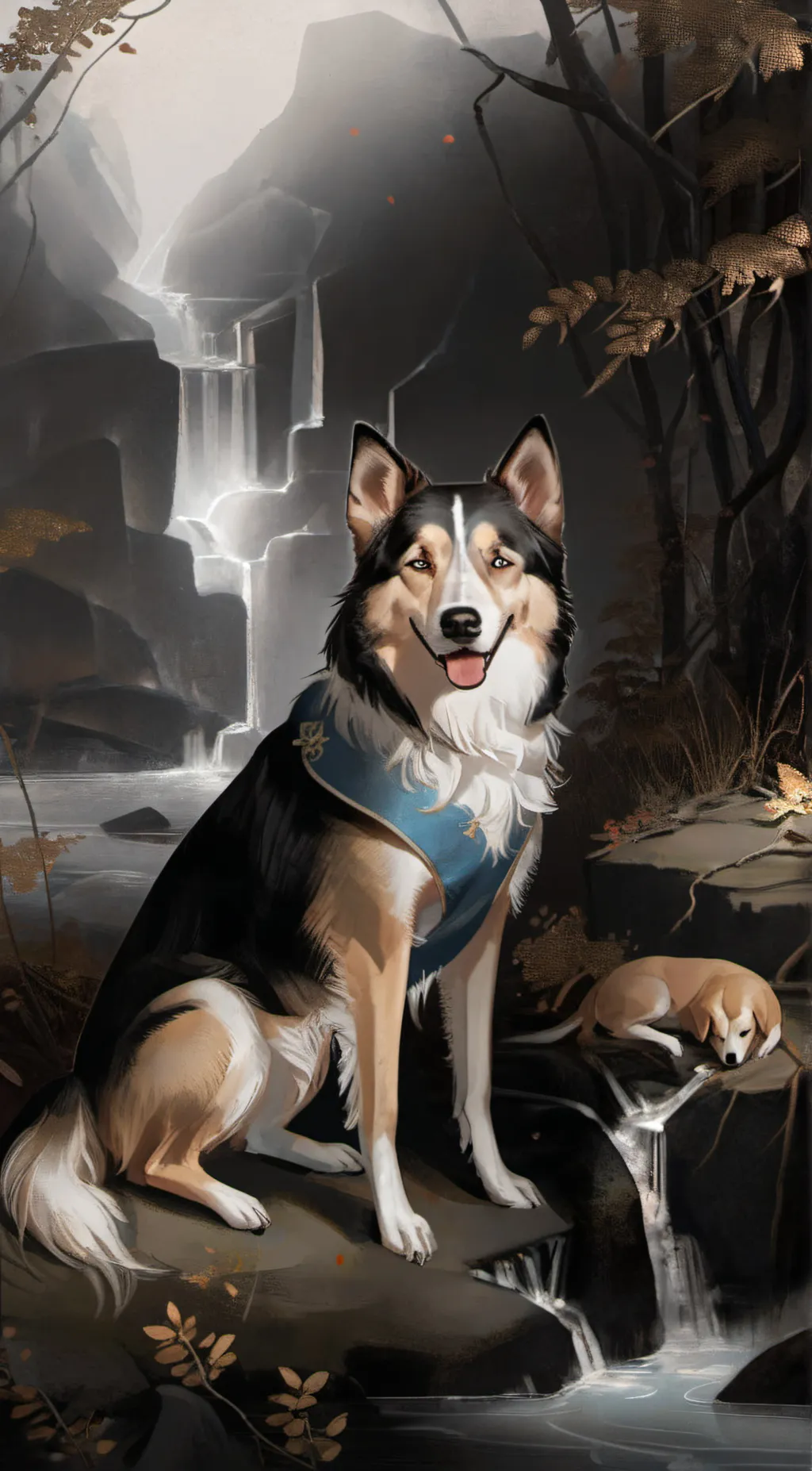 ai character: Moonstone  background