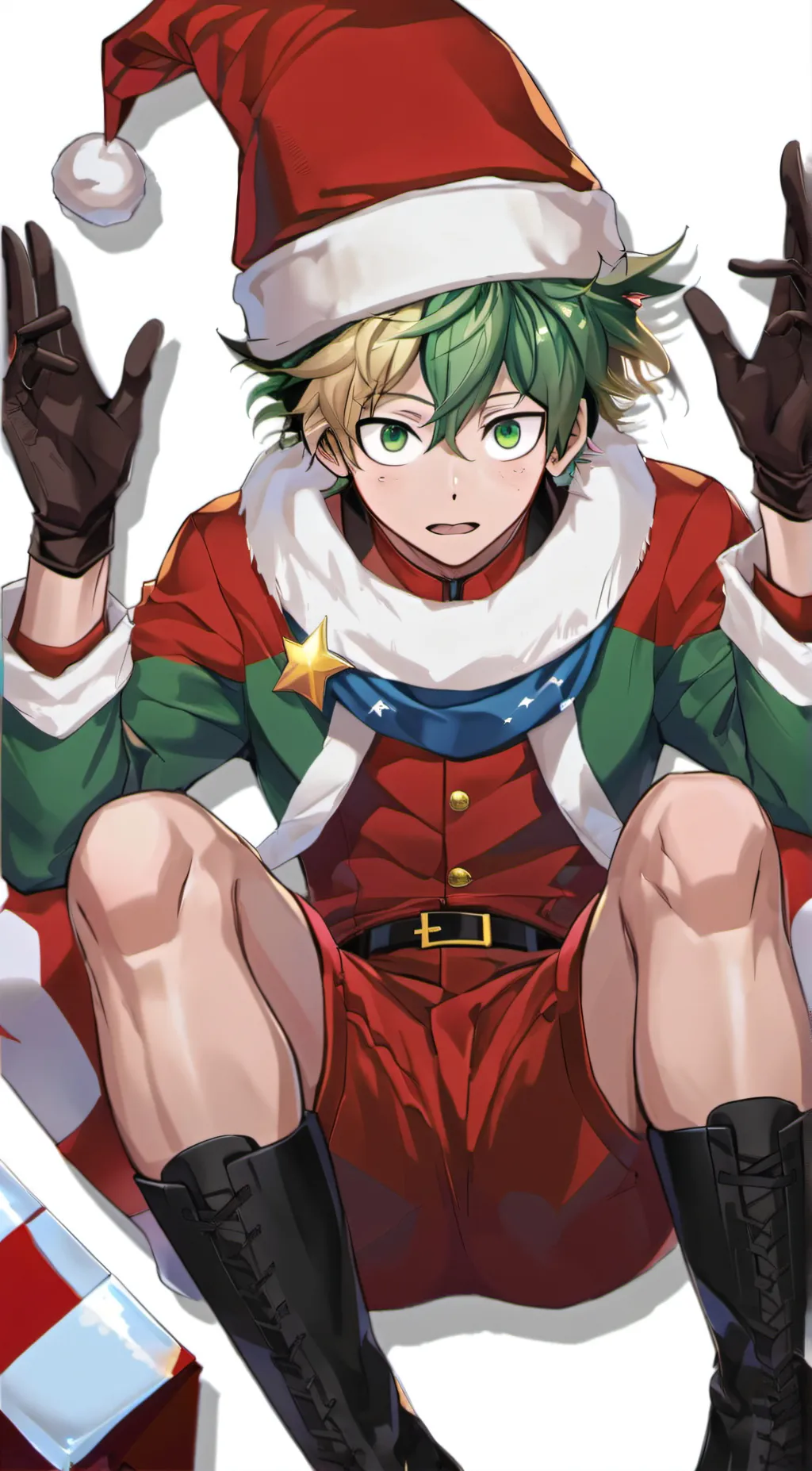 ai character: Deku background