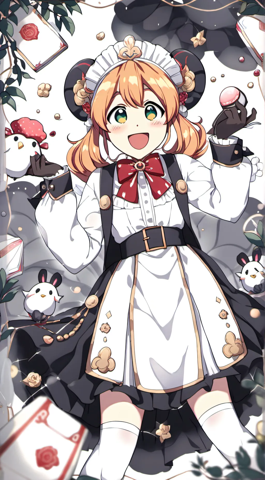 ai character: dog day background