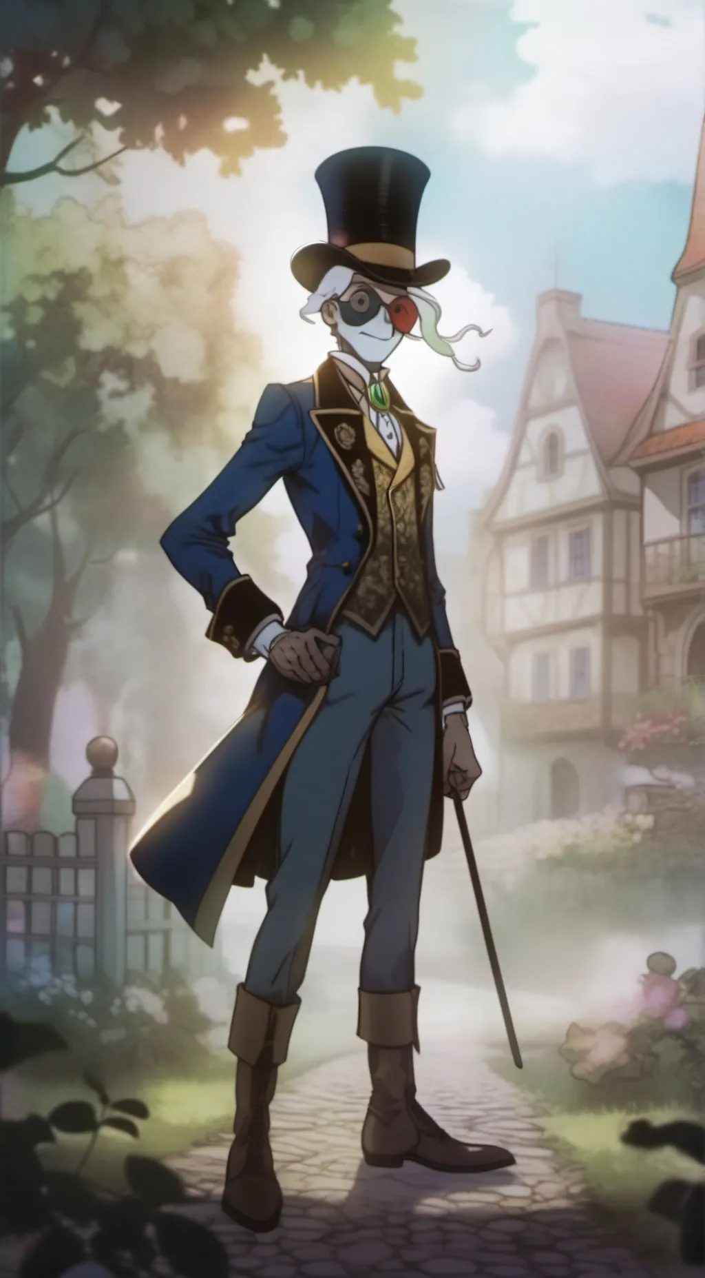 ai character: The Harms Empire background