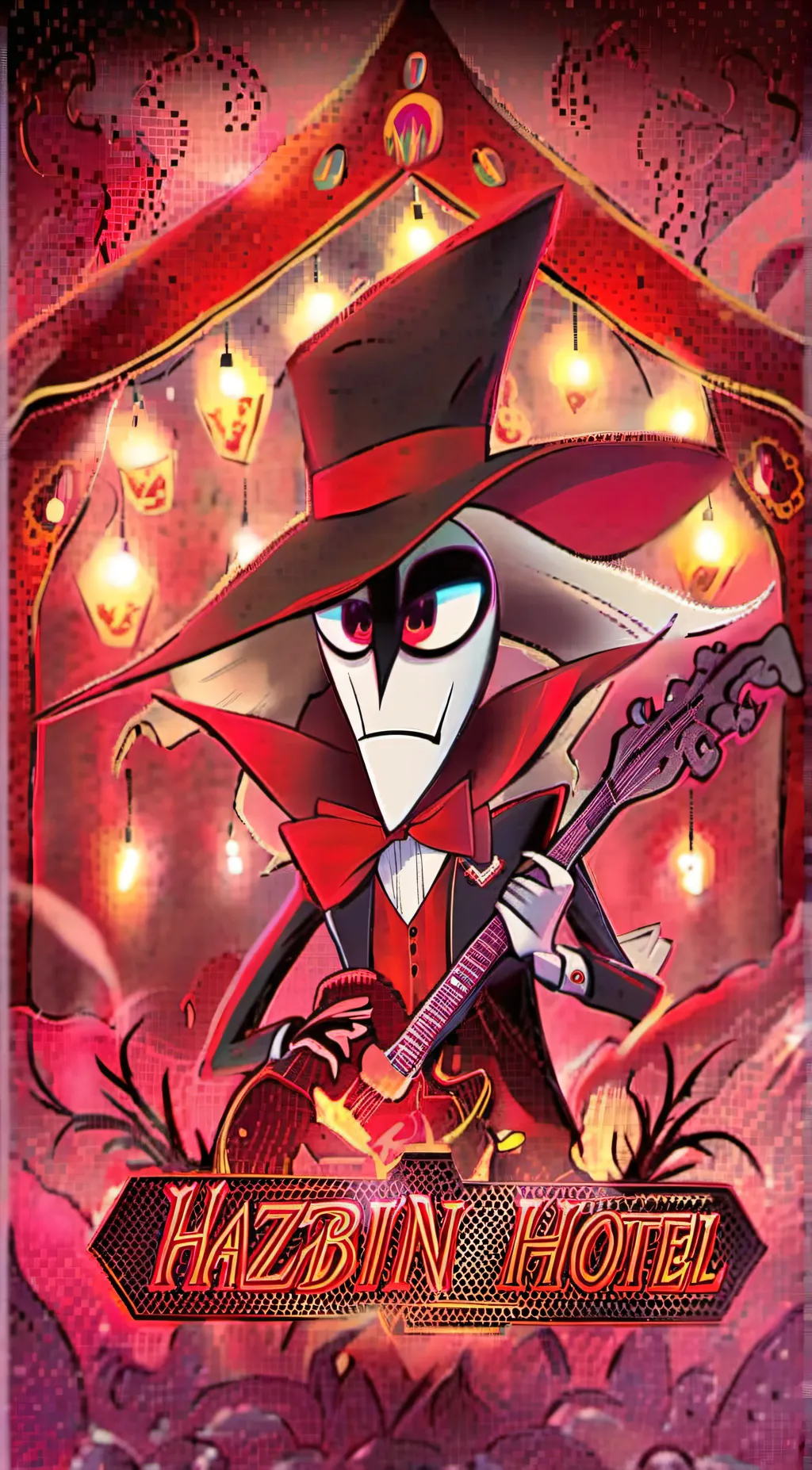 ai character: Hazbin Hotel background