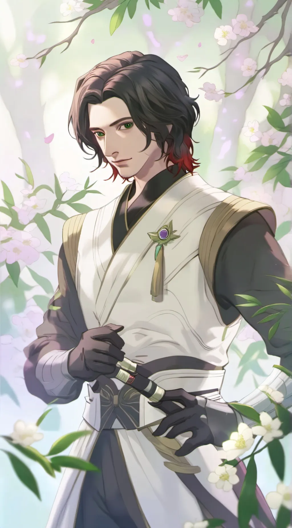 ai character: Kylo Ren  background