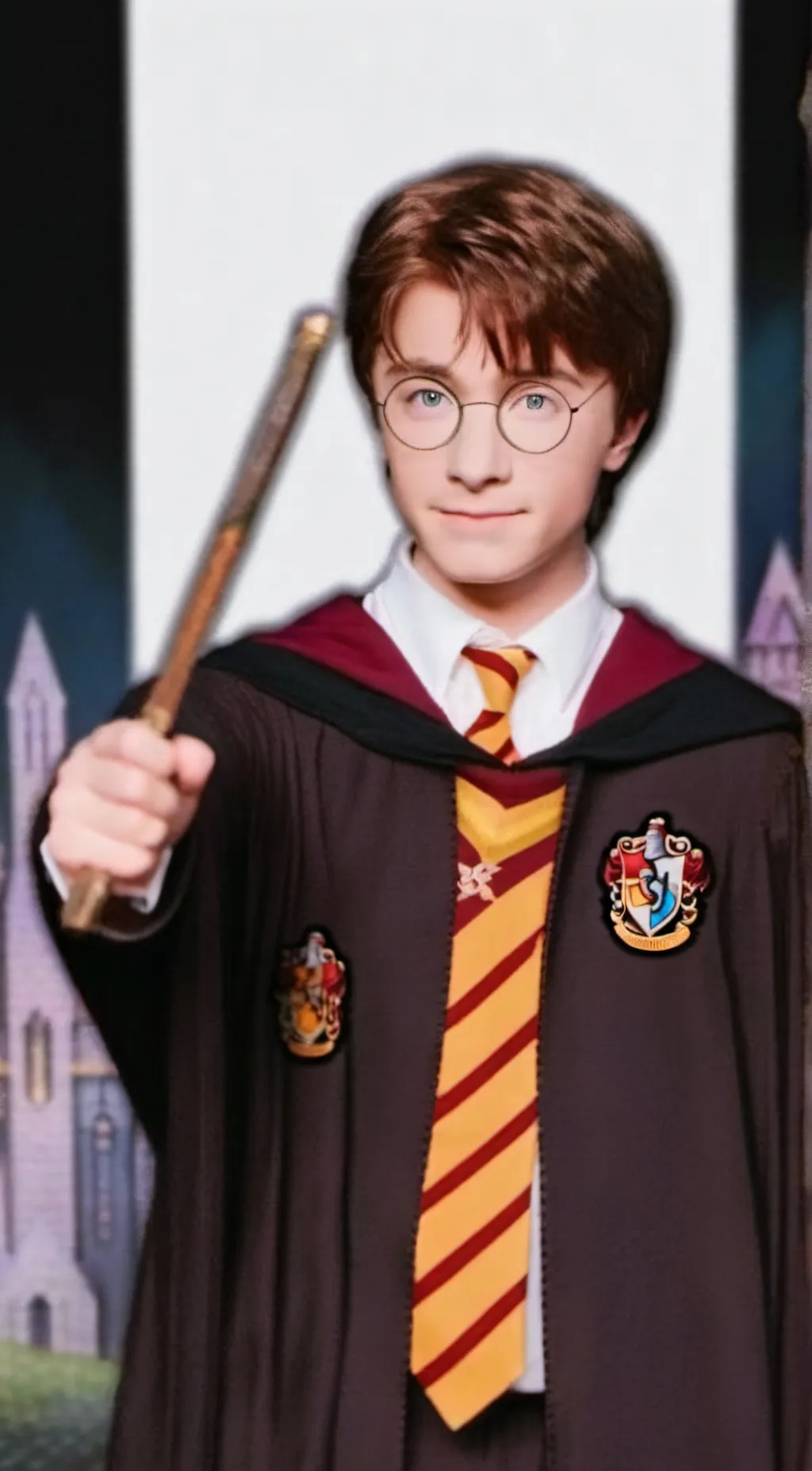 ai character: Harry pottah background