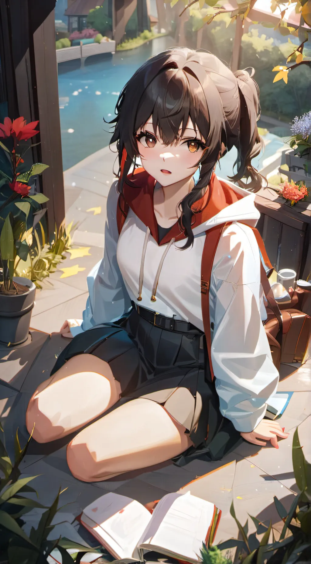 ai character: lily background