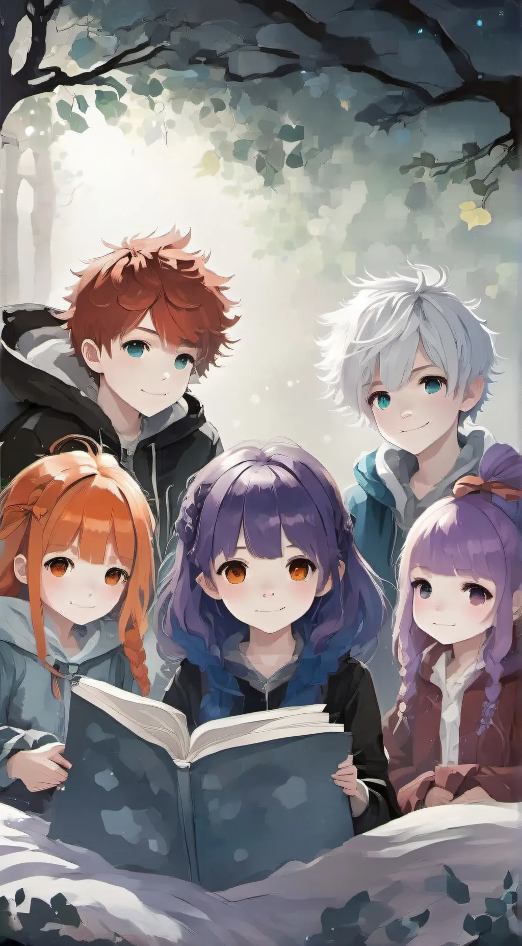 ai character: Sleepover background