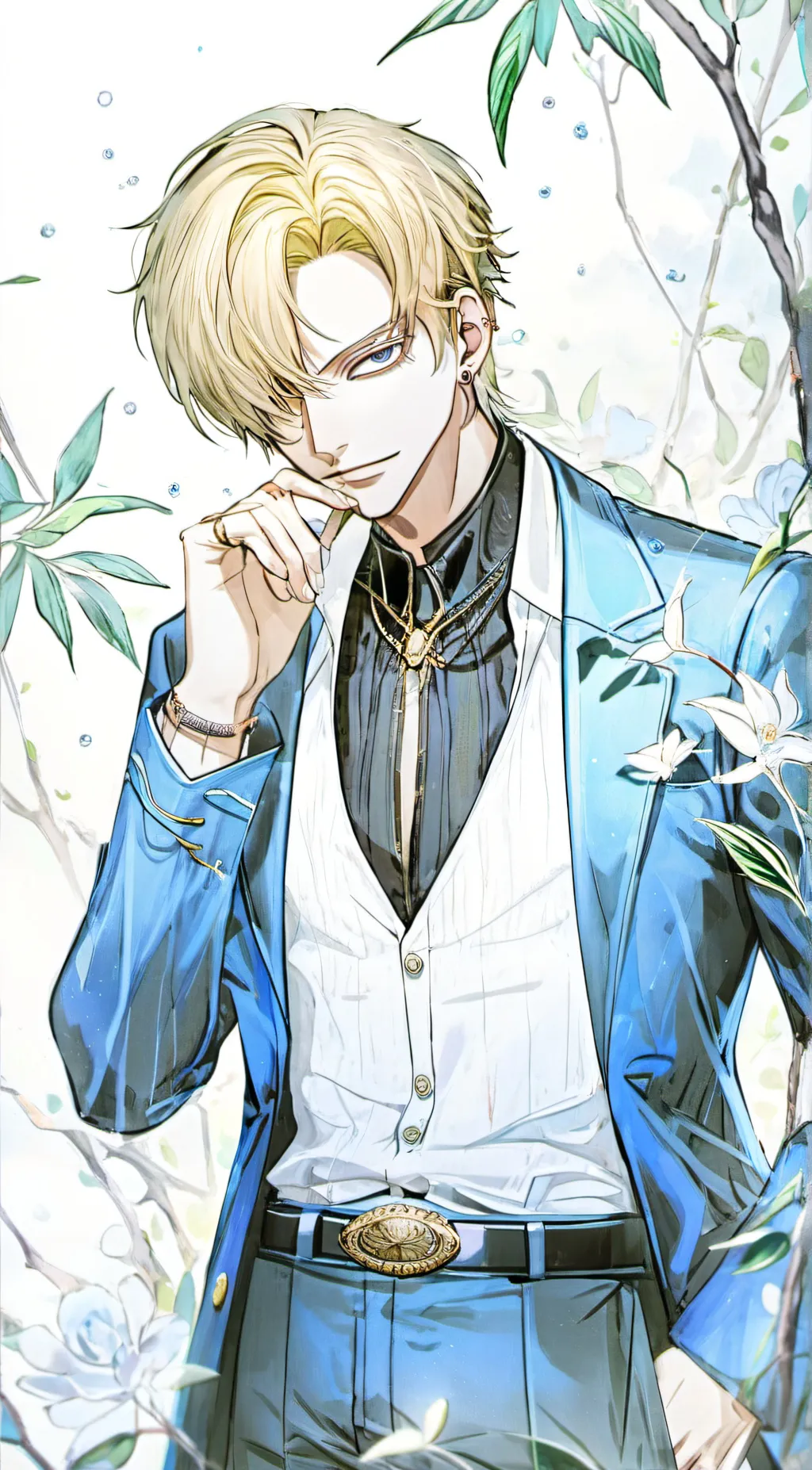 ai character: Sanji background