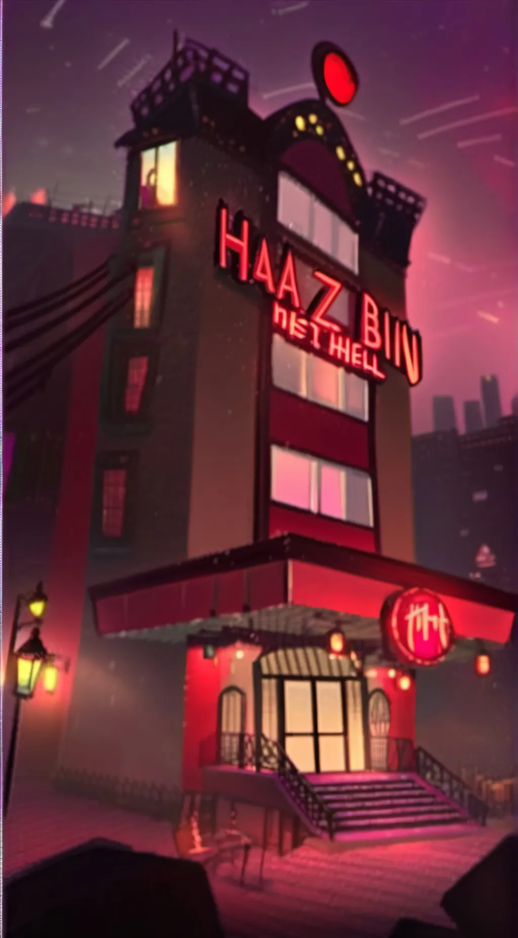 ai character: hazbin hotel  background