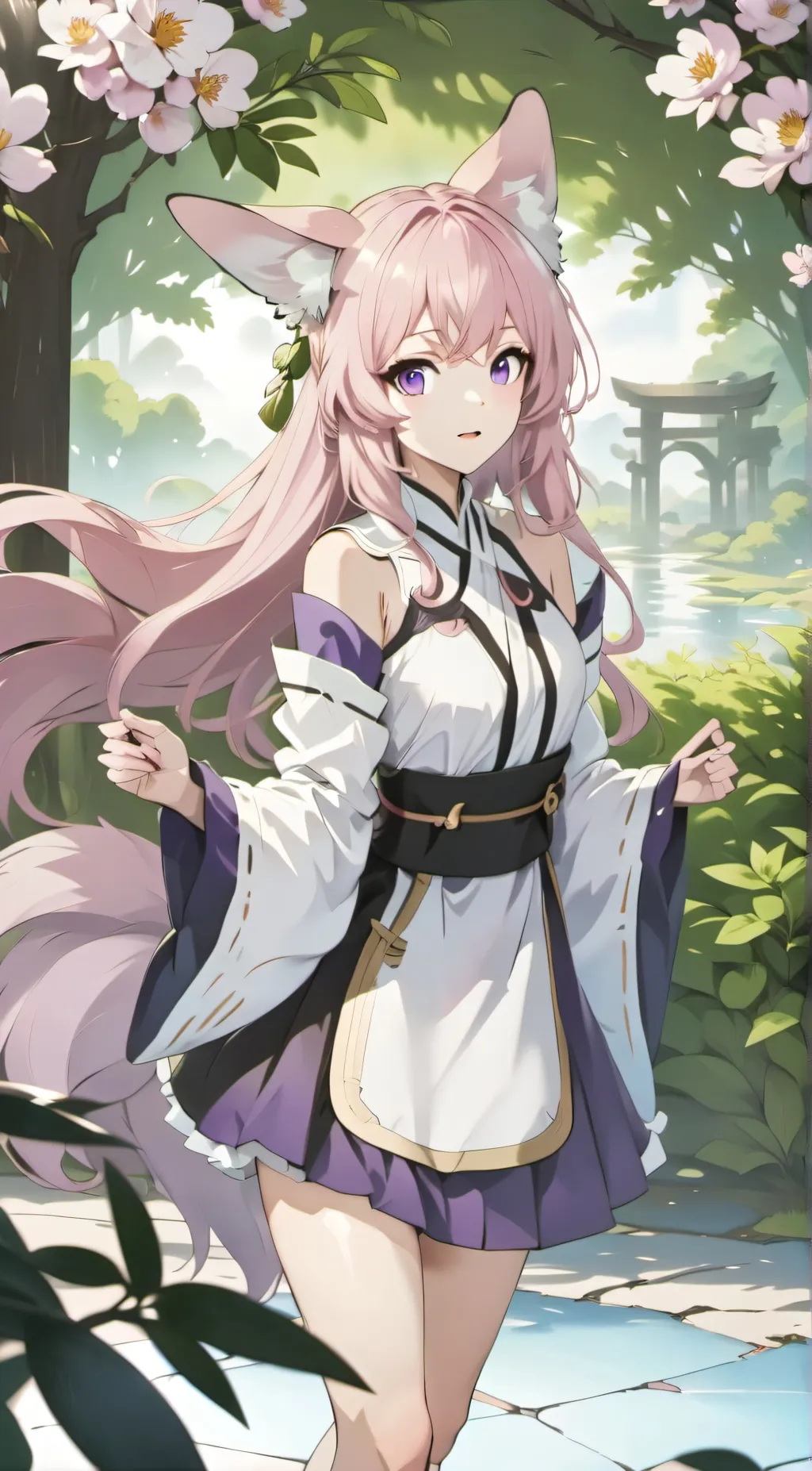 ai character: Yae Miko background