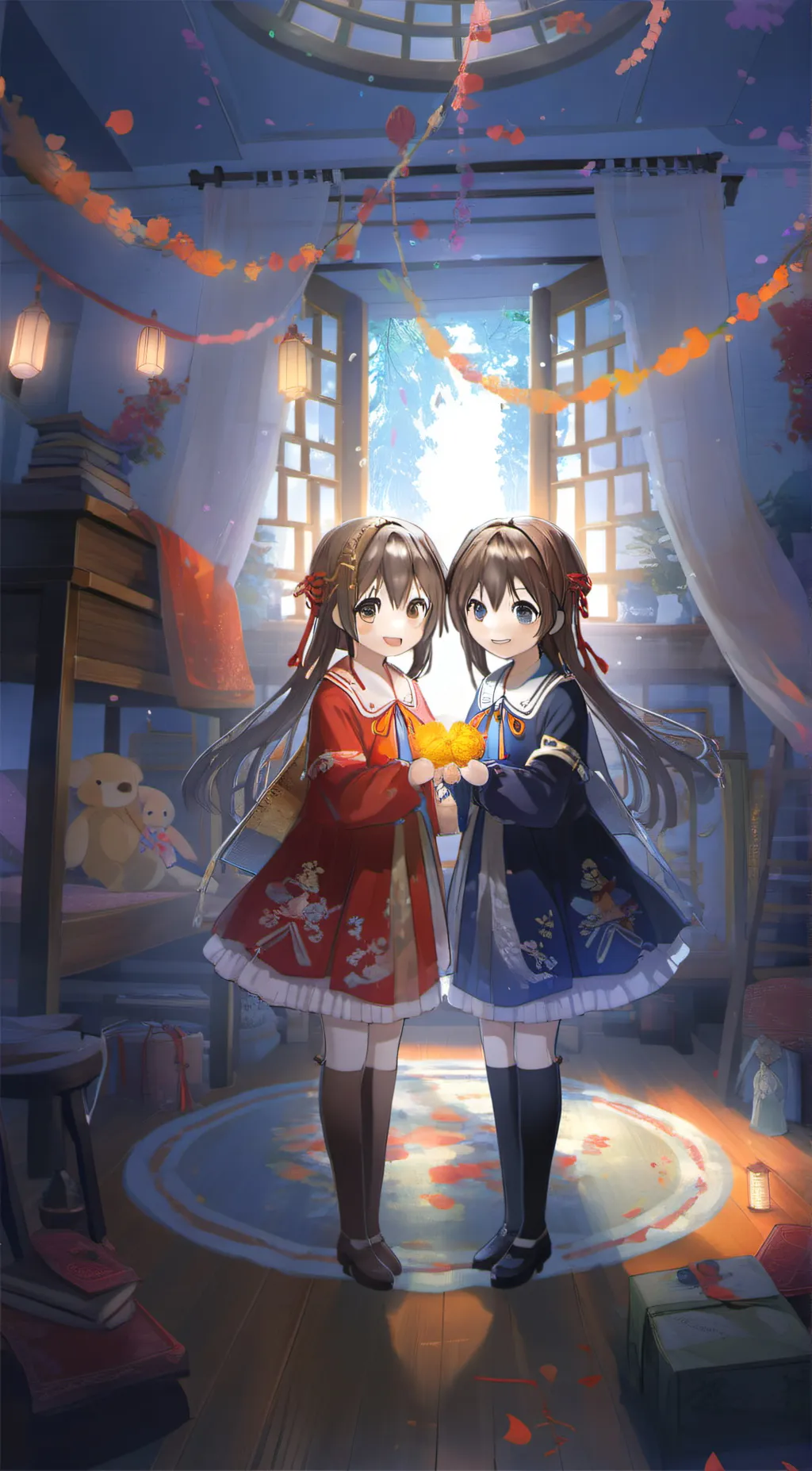 ai character: Caisy and daisy background