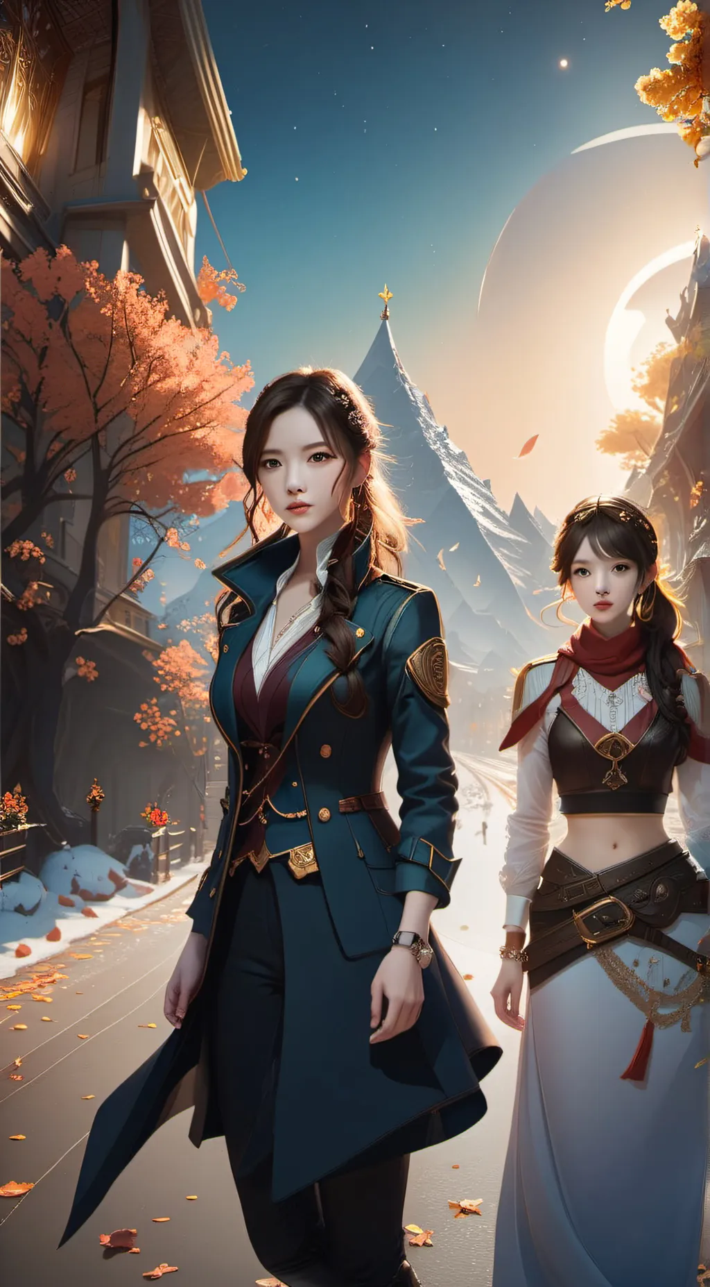 ai character: venneca and wade background