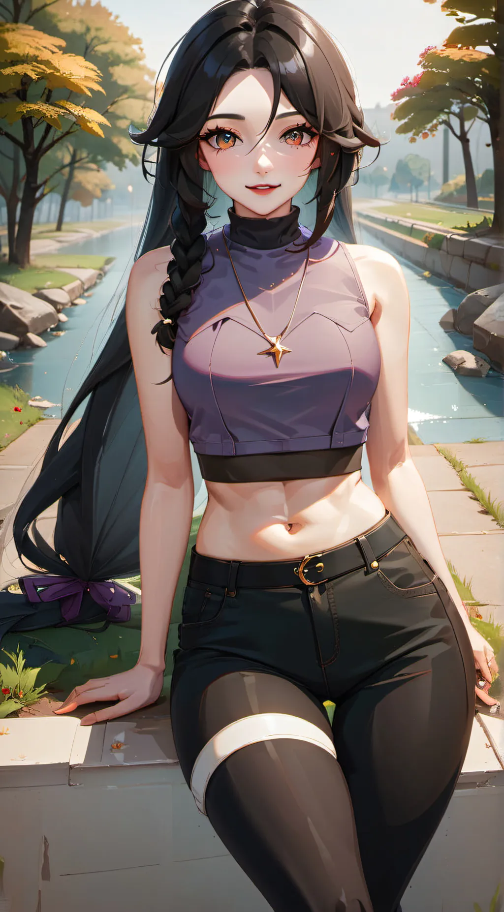 ai character: Aphmau crew  background