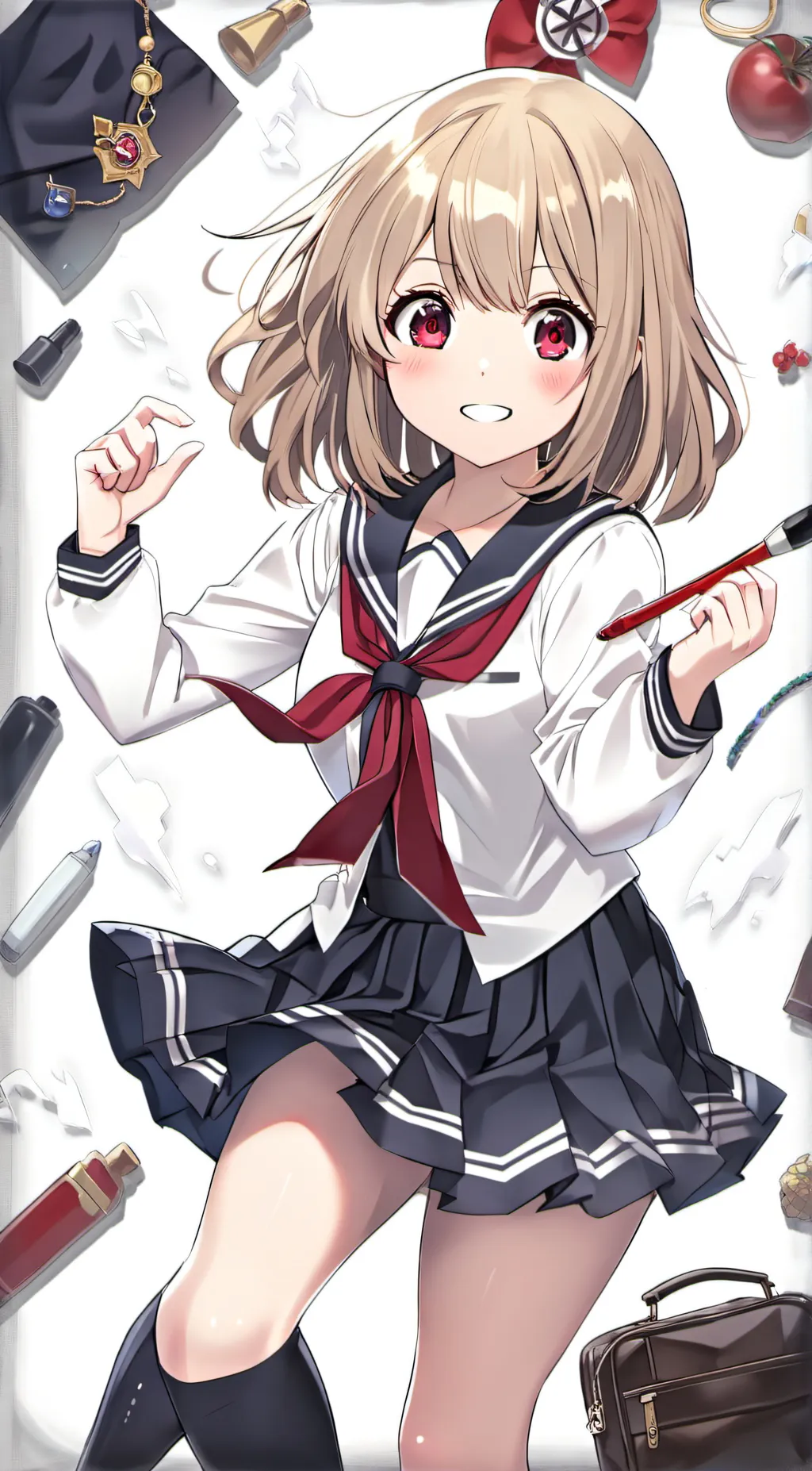ai character: Toga×Ochako (kid) background
