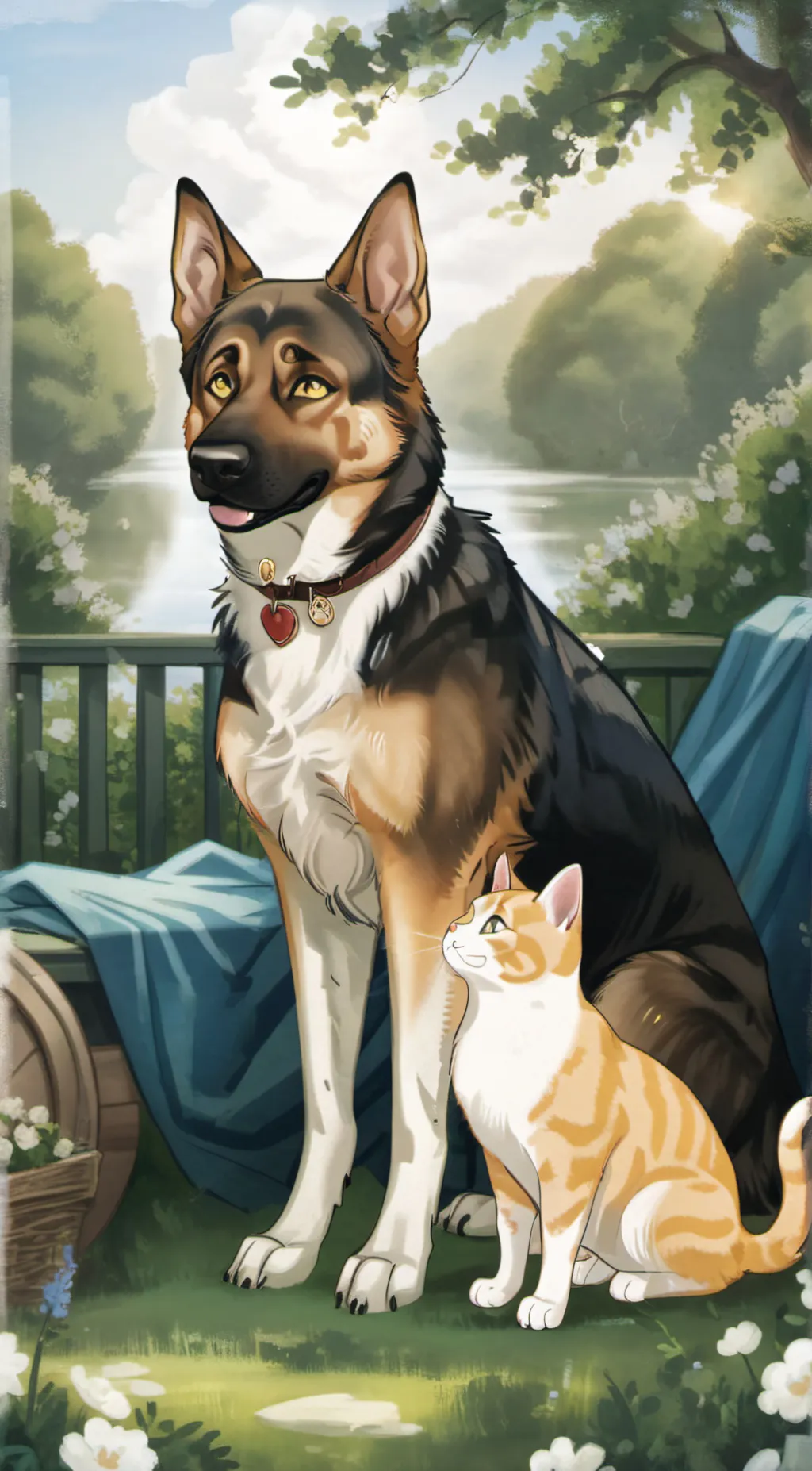 ai character: Pixie and Brutus background