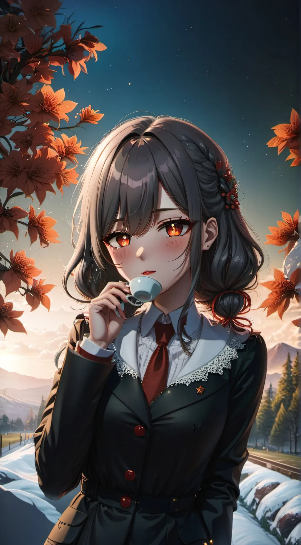 ai character: Lily background