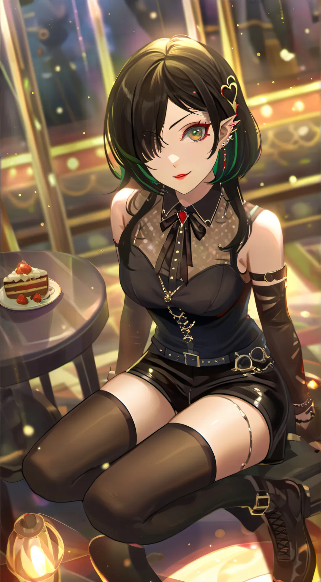 ai character: Ashyln  Romero background