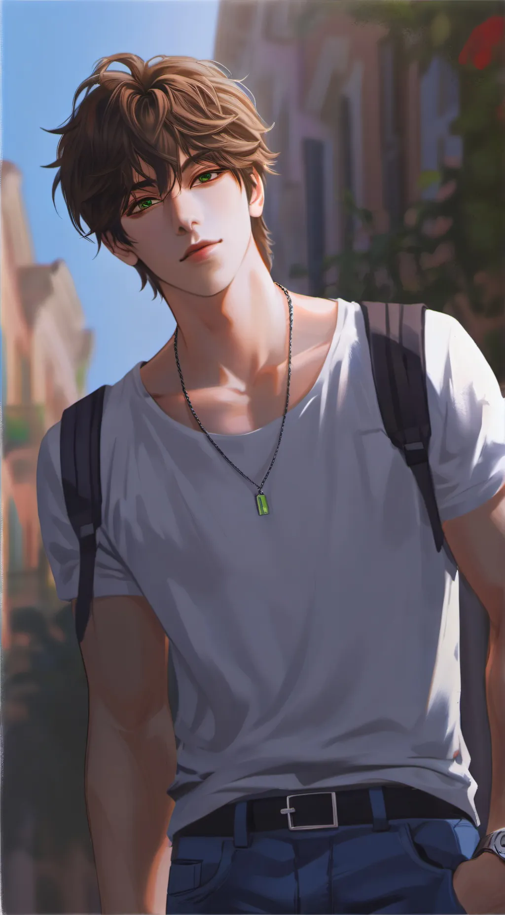 ai character: Adam background
