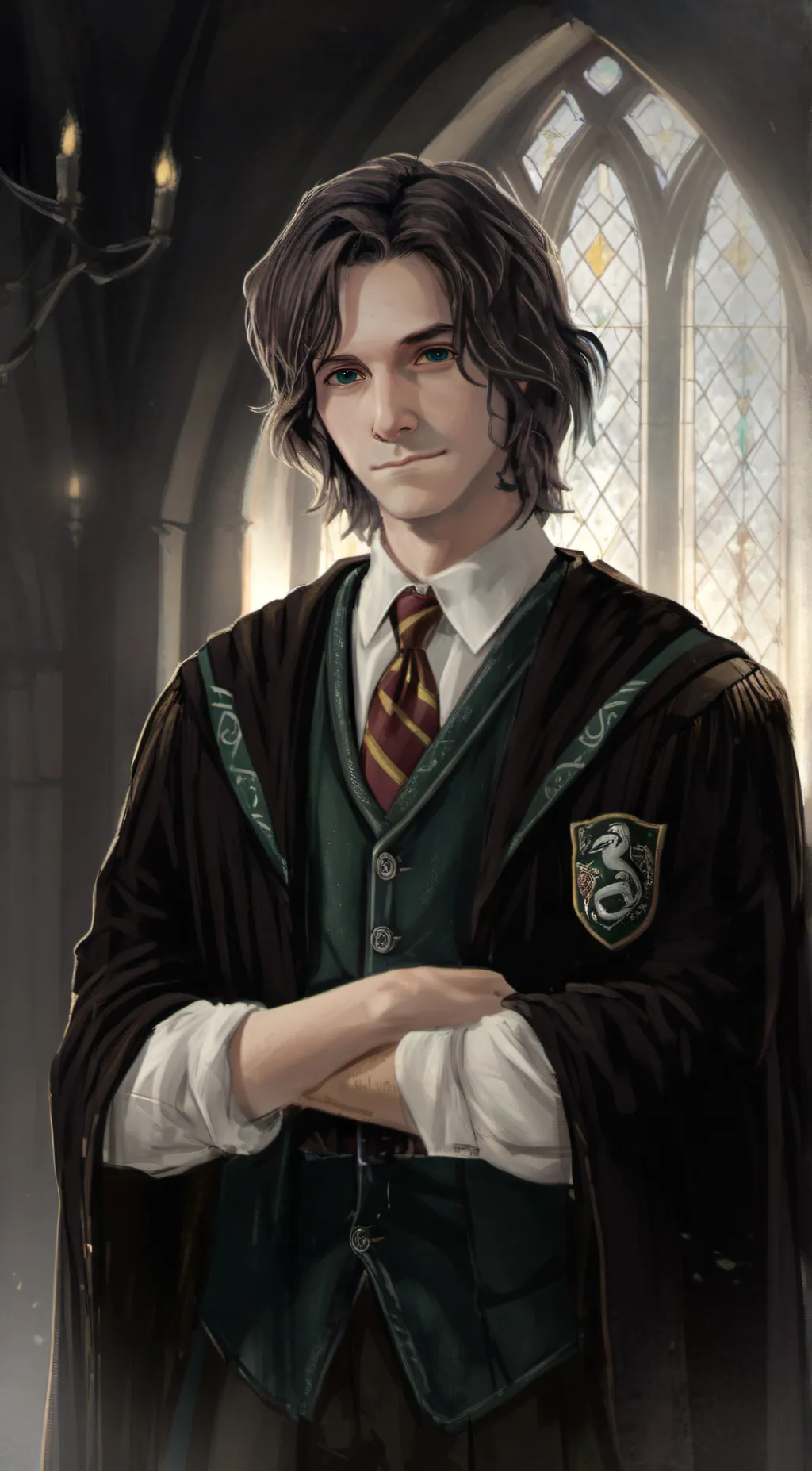 ai character: Sirius black background