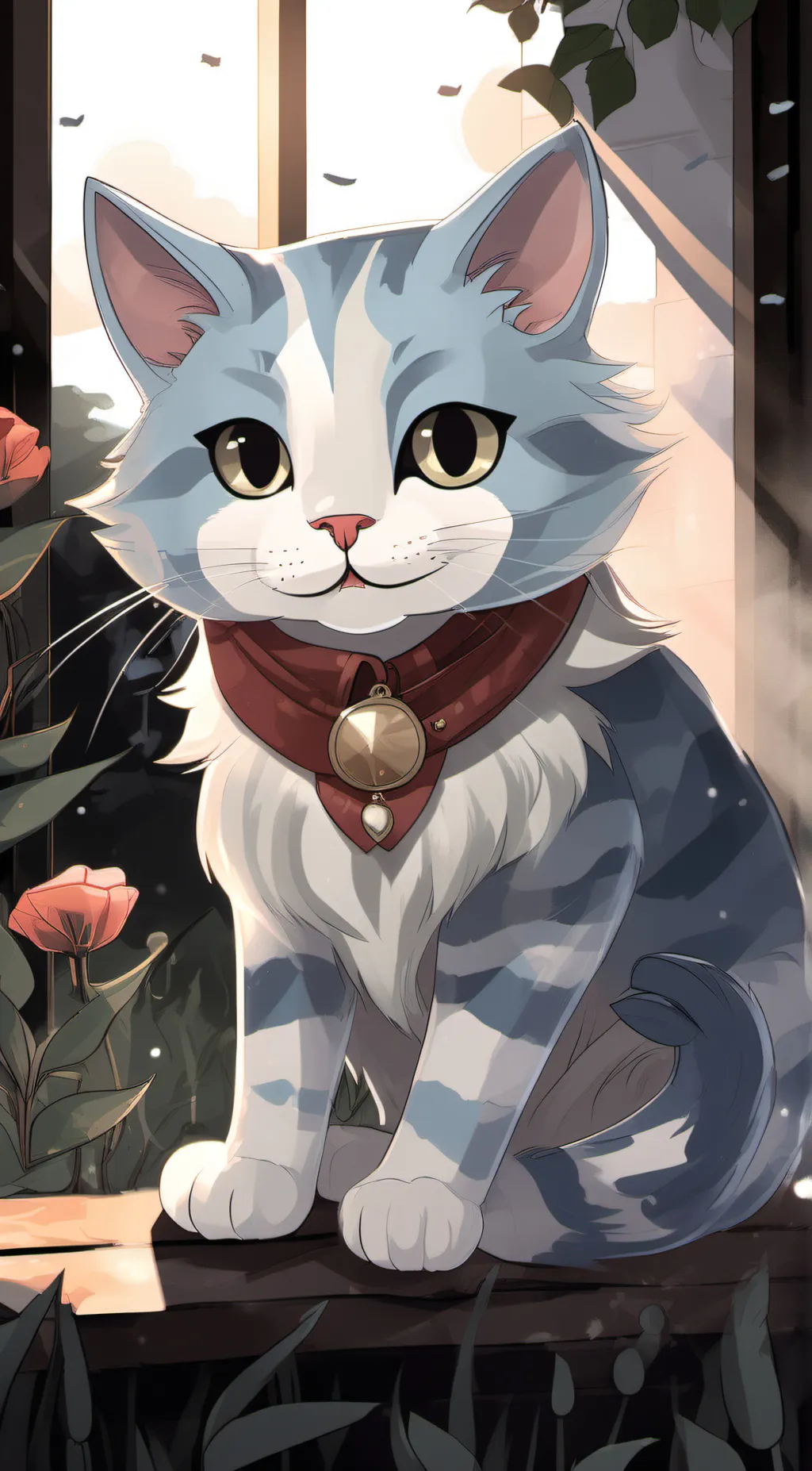 ai character: Misty background