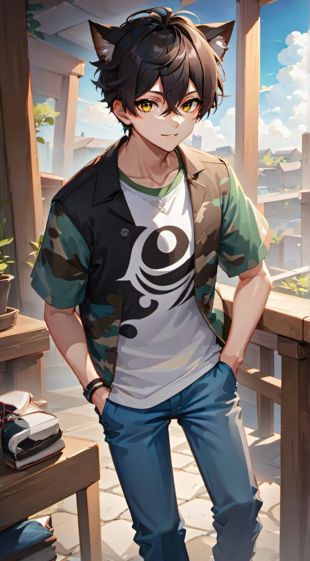 ai character: Parker Colt background