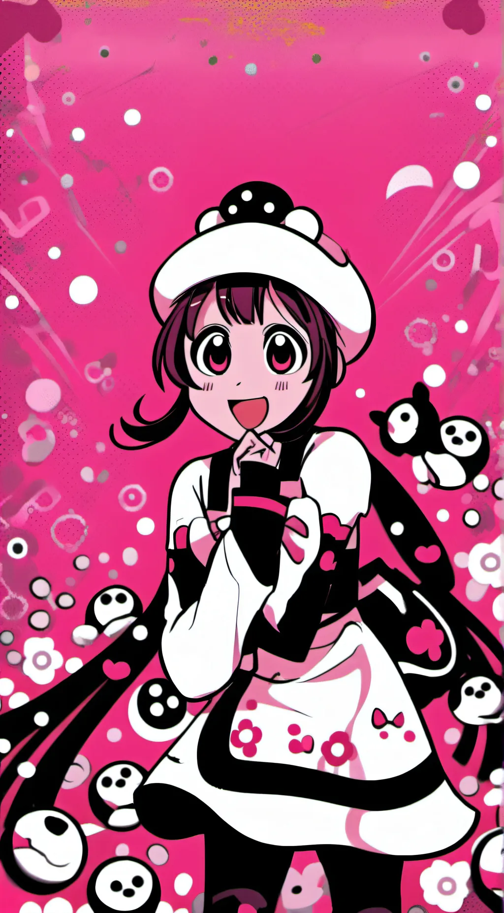 ai character: picky piggy  background