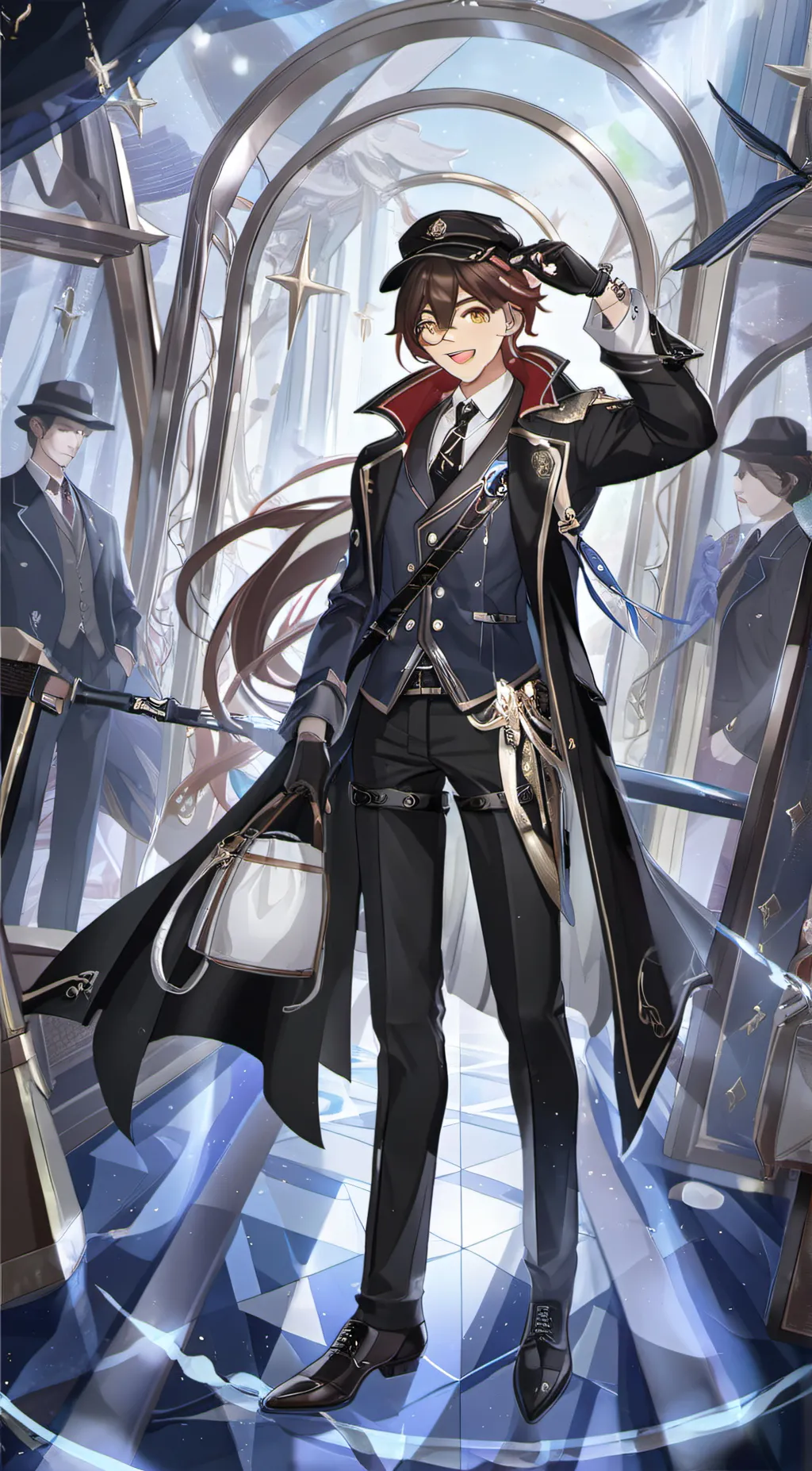 ai character: aether  background