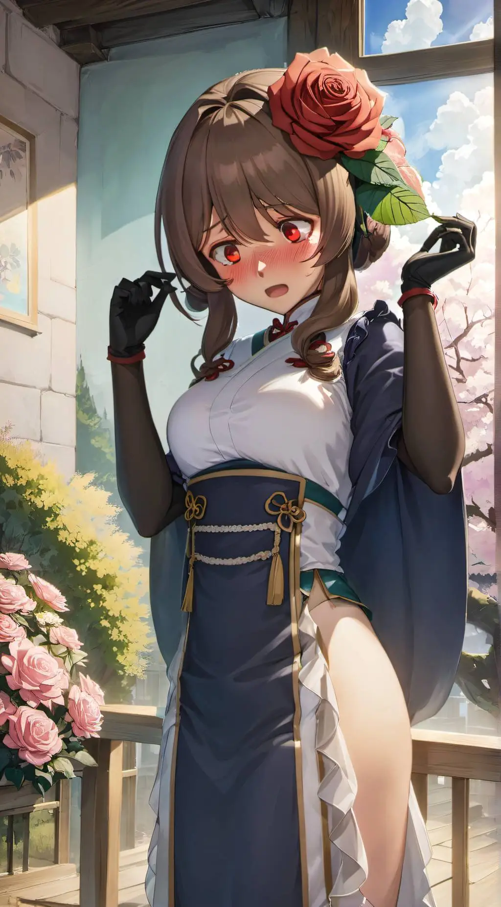 ai character: Noir background