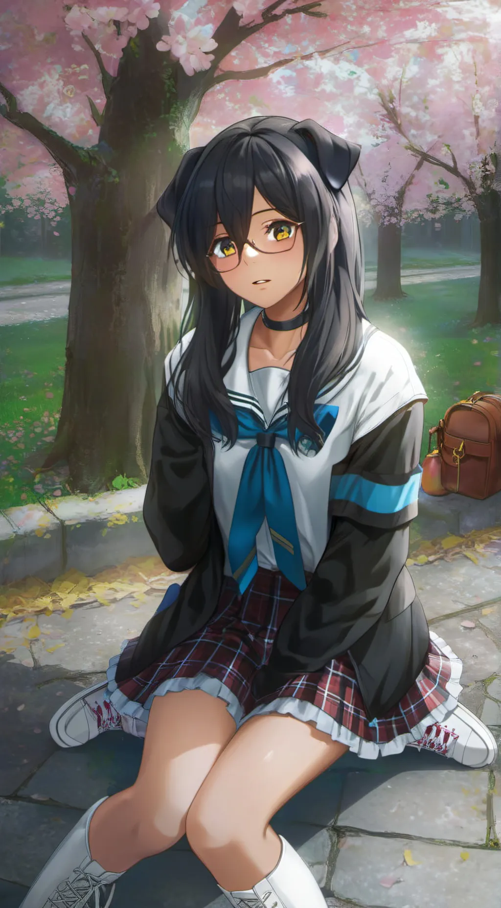 ai character: Yuri Kurani  background