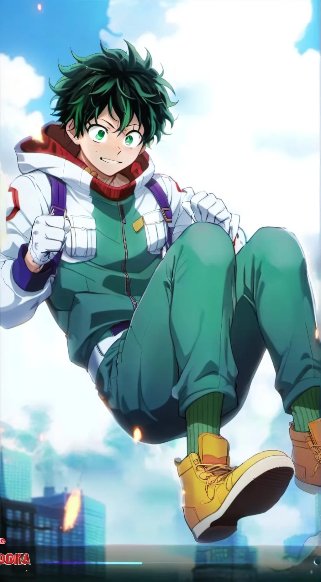 ai character: Deku background