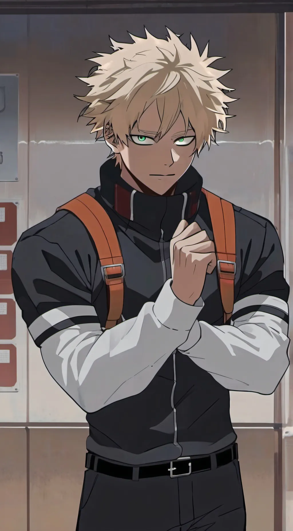 ai character: ~Katsuki bakugou~ background