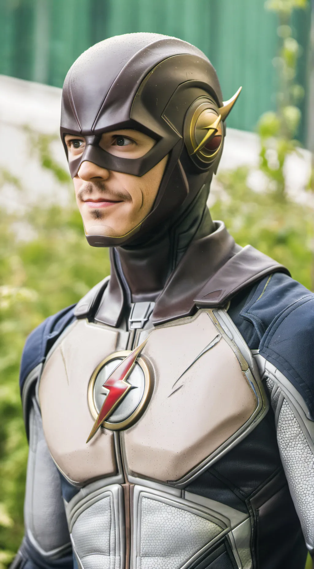 ai character: Team flash vs vill background