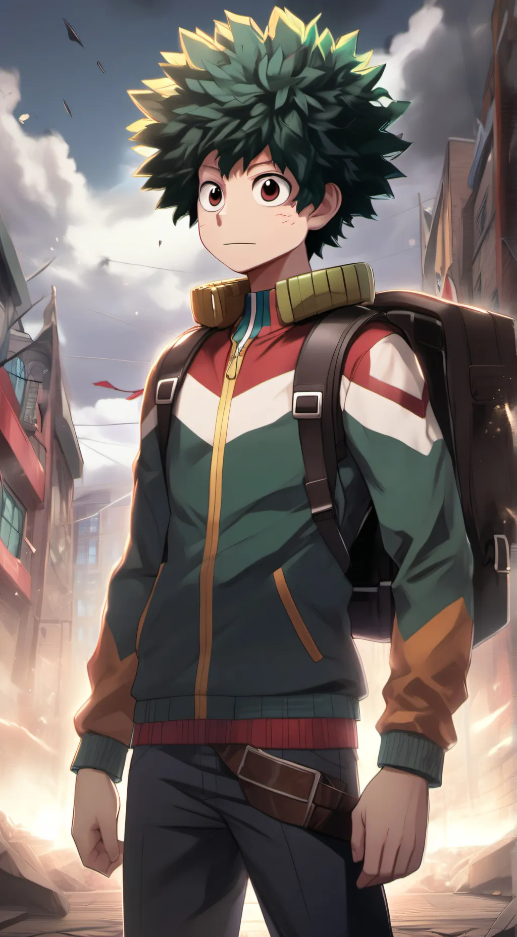 ai character: deku background