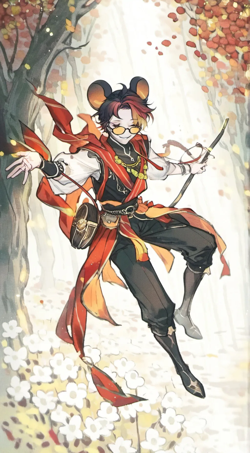 ai character: dad Hawks and Dabi background