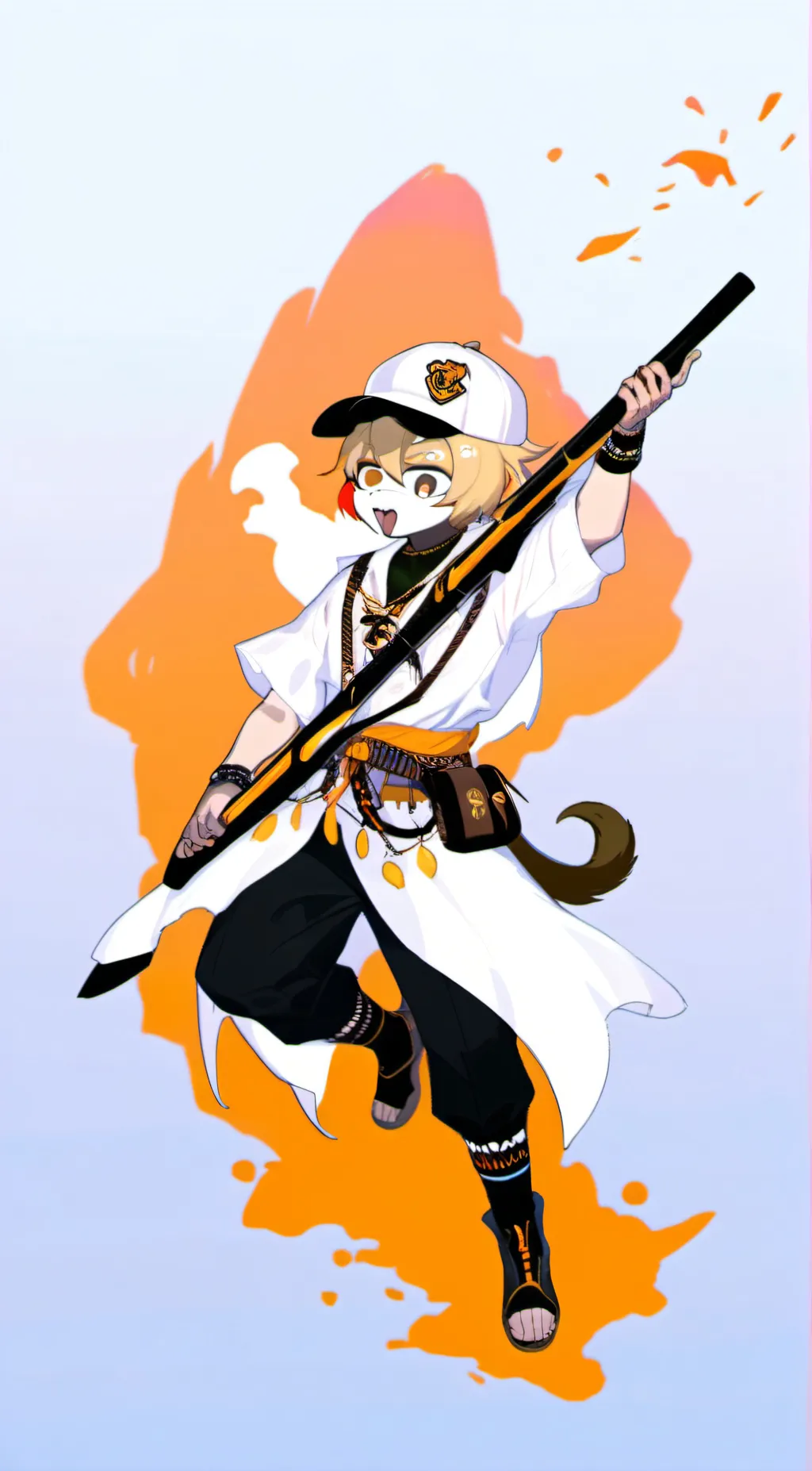ai character: foxy background