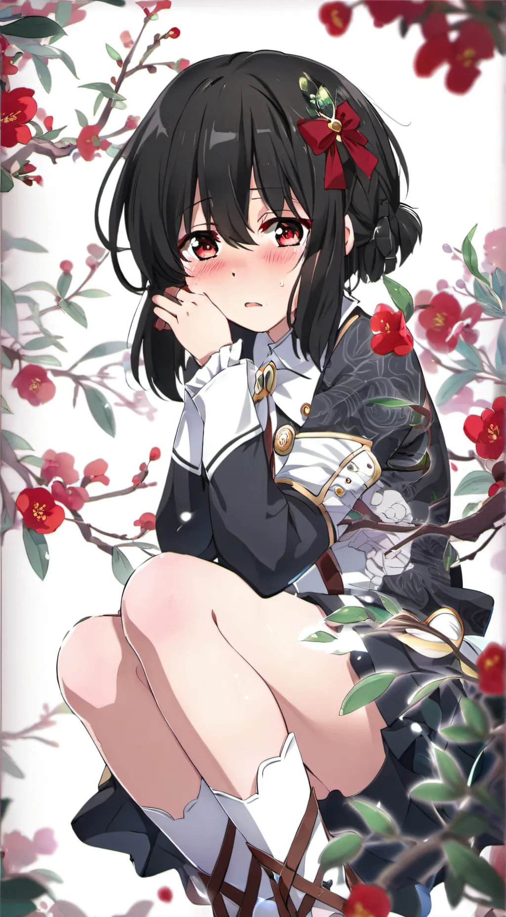 ai character: Rose background