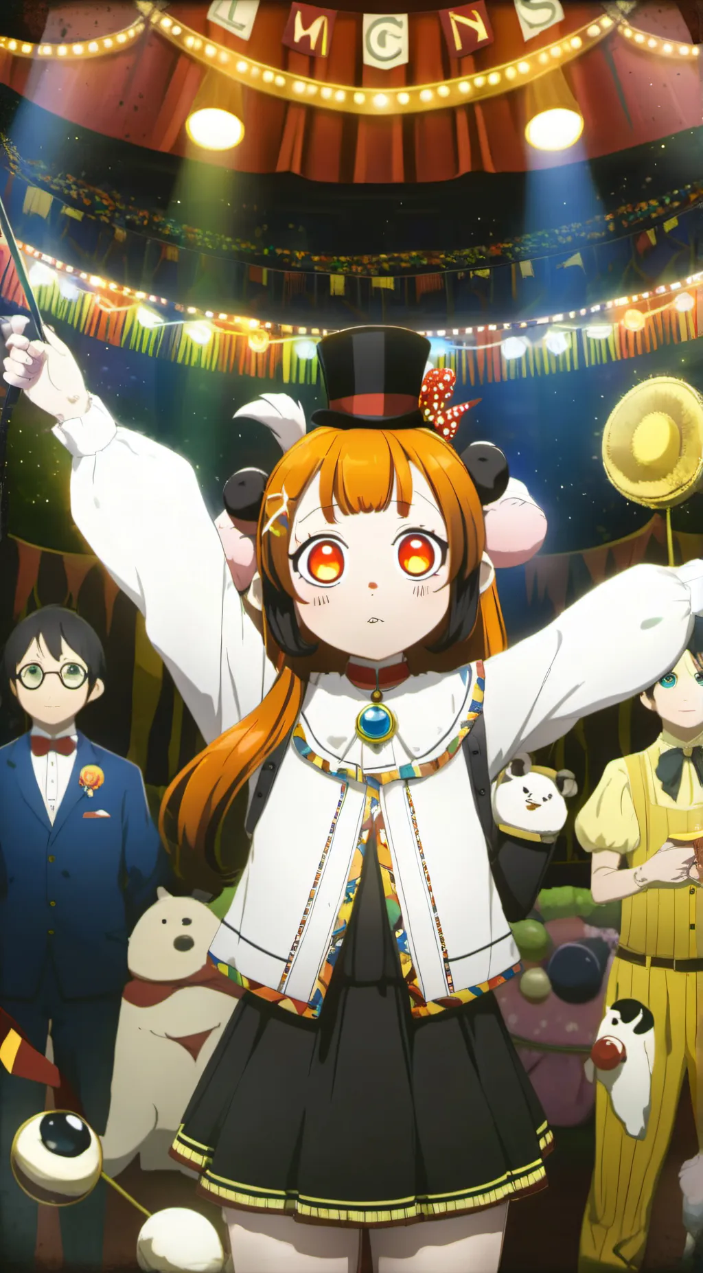 ai character: The circus background