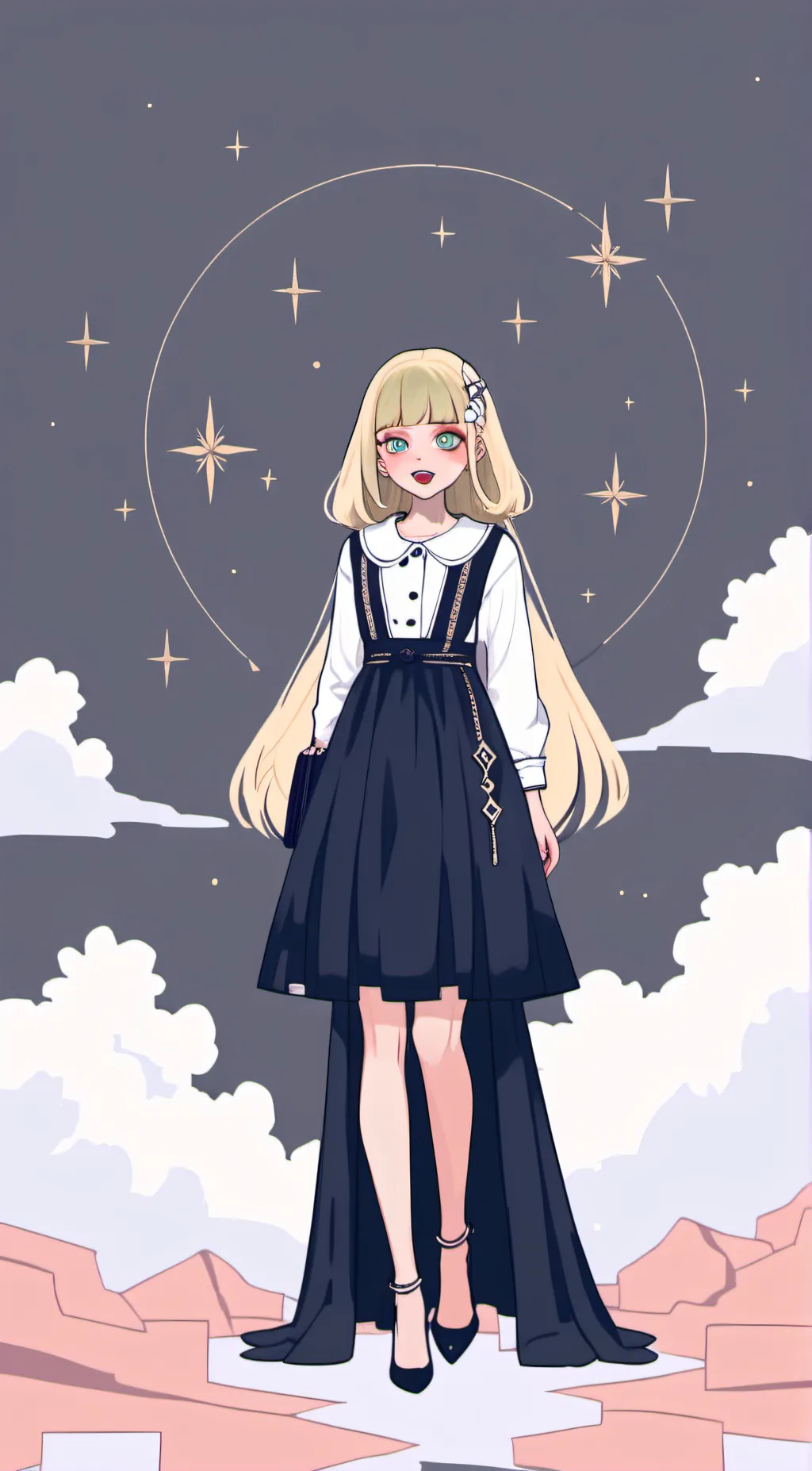 ai character: Aria background
