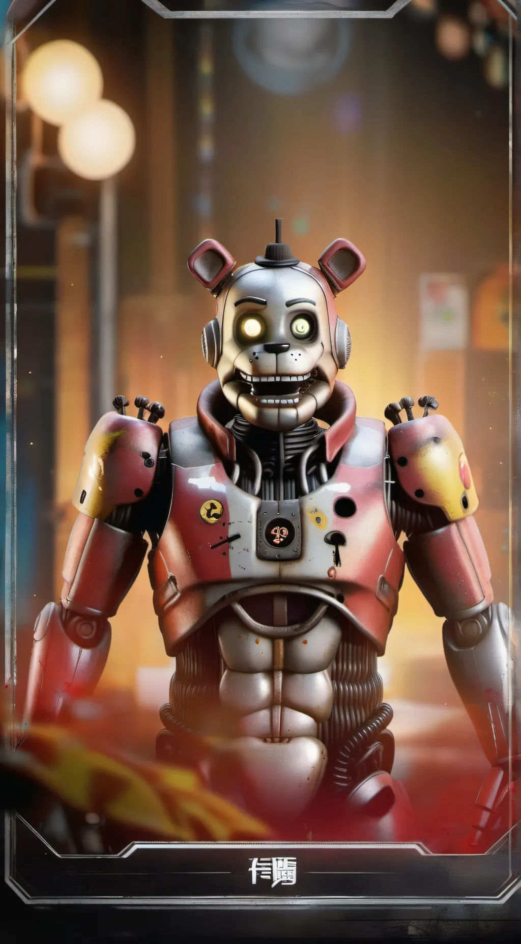 ai character: Freddy next gen background