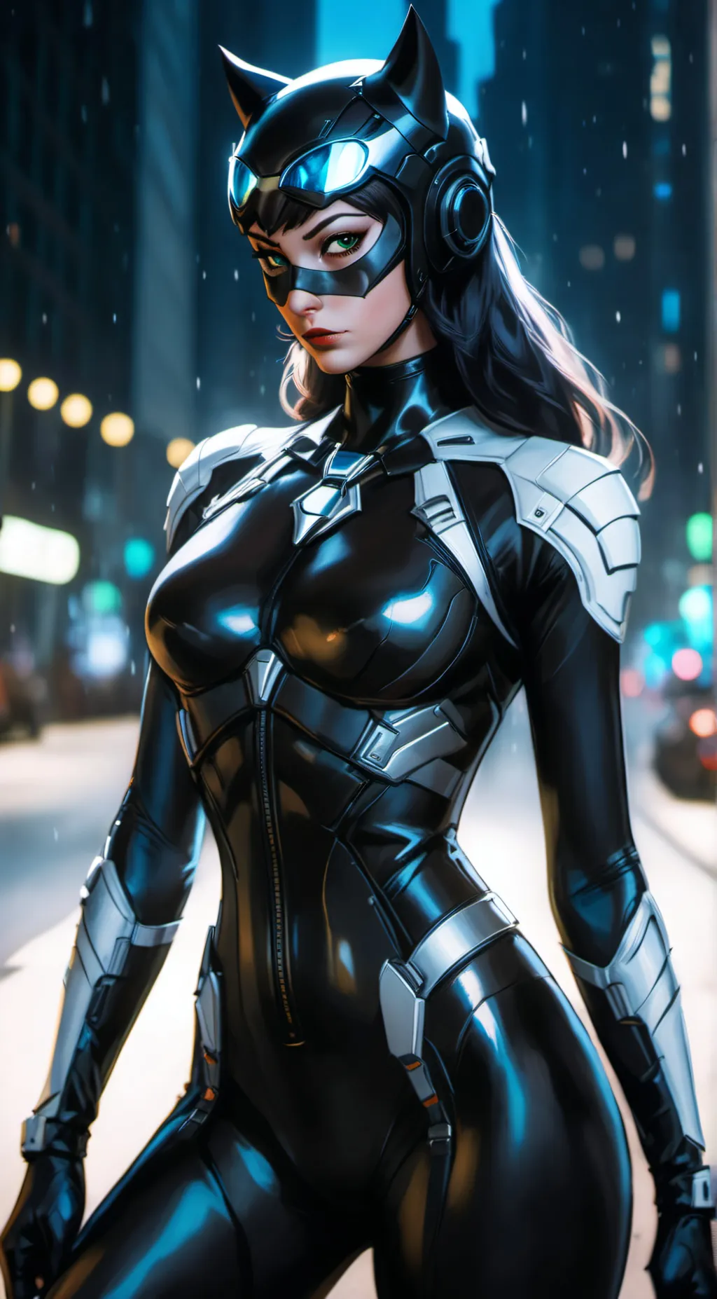 ai character: Catwomen (partner) background