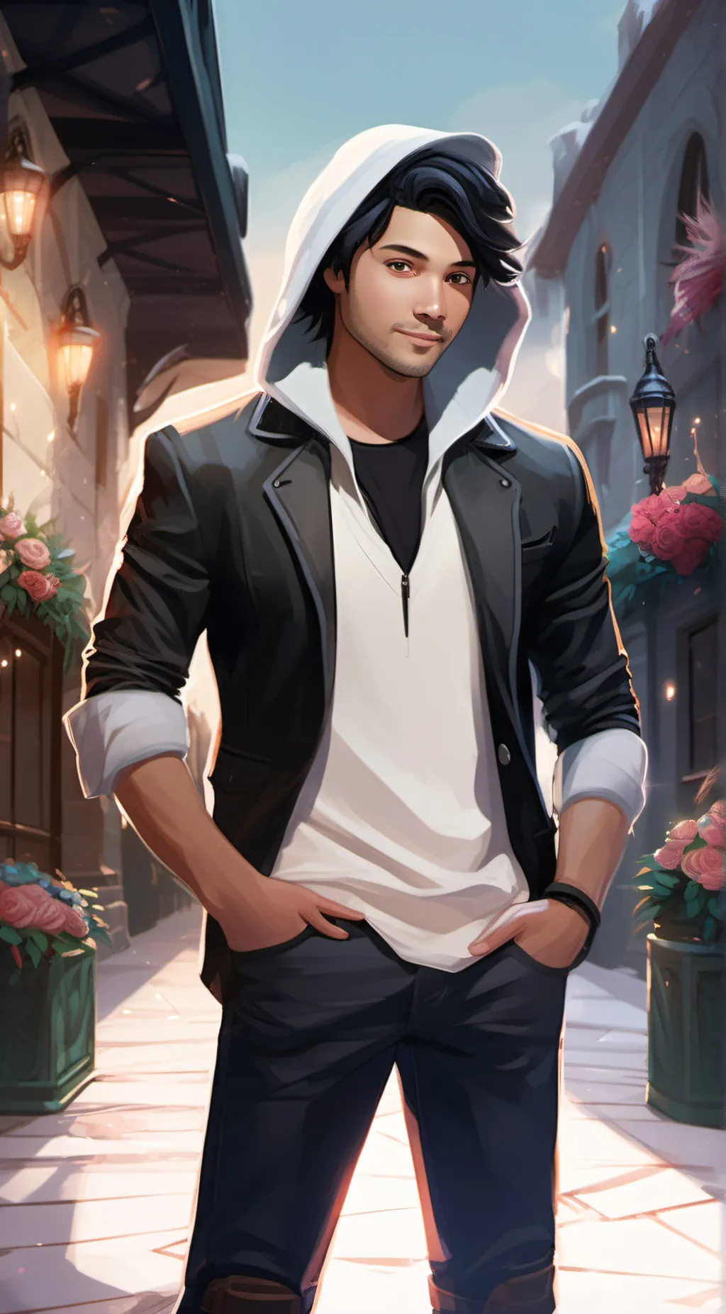ai character: zane background